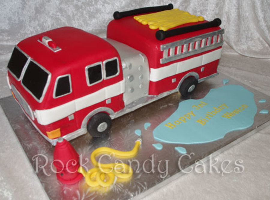 3d Firetruck Cake Pan
