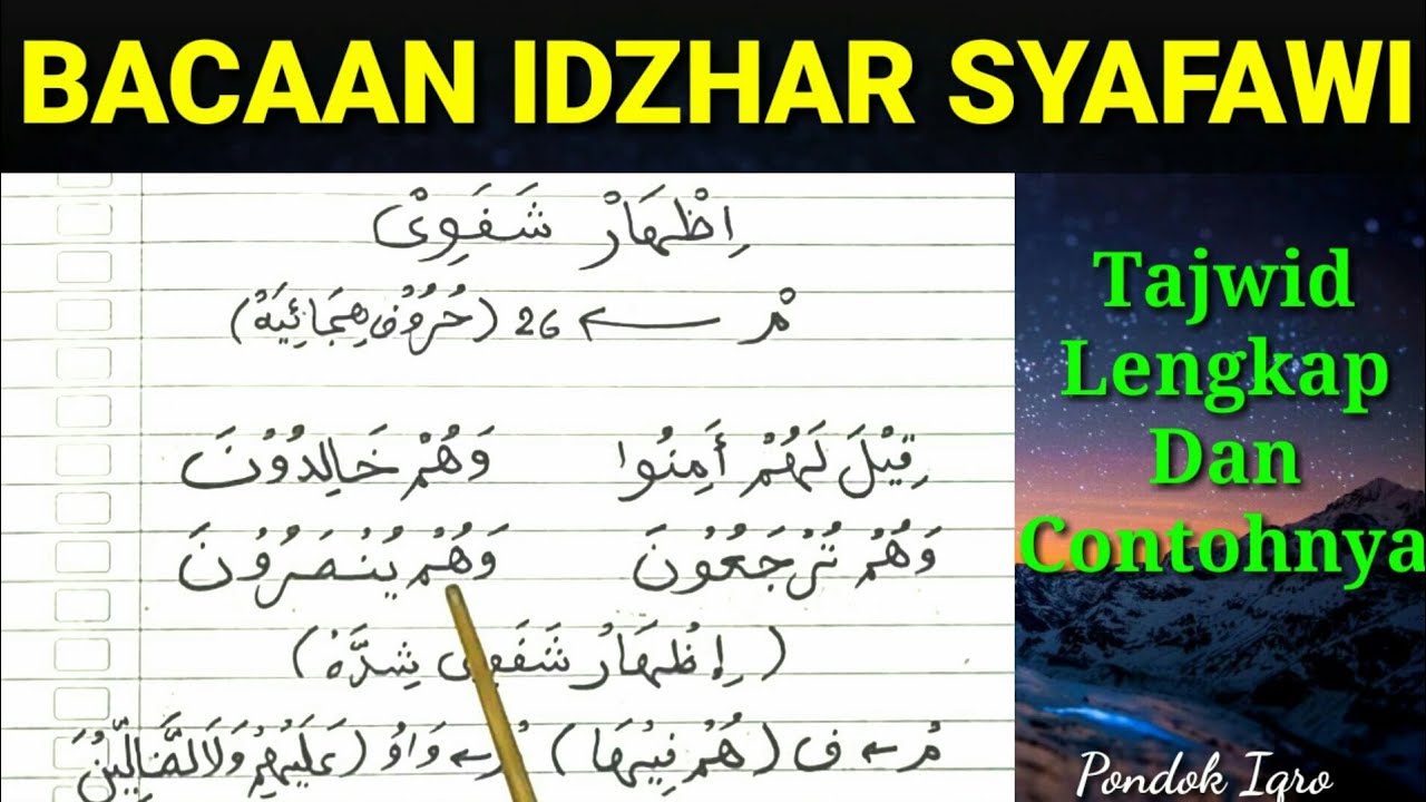 5 Contoh Izhar