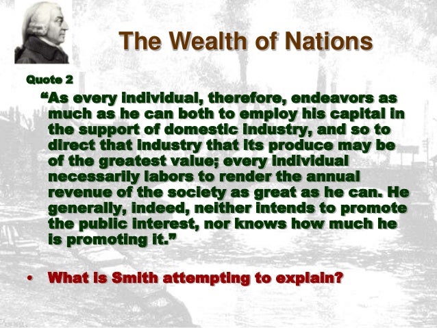 Adam Smith Wealth Of Nations Quotes