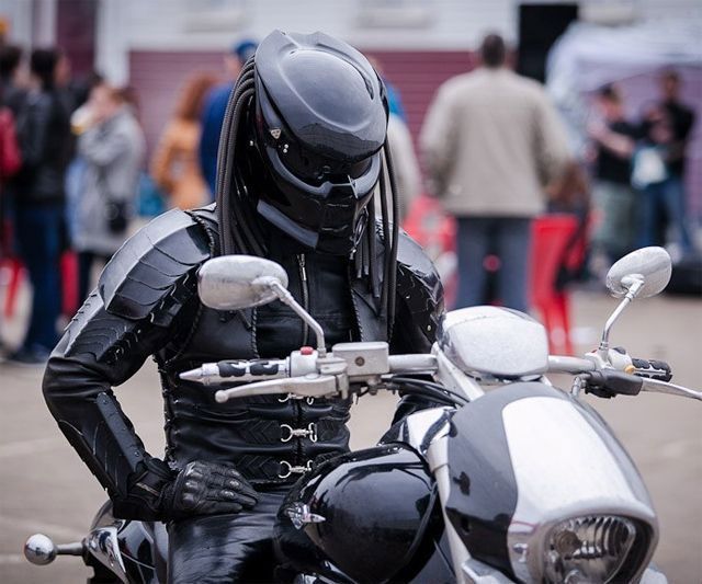 Alien Vs Predator Bike Helmet