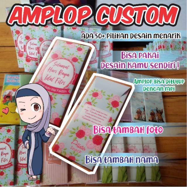 Amplop Lebaran Custom