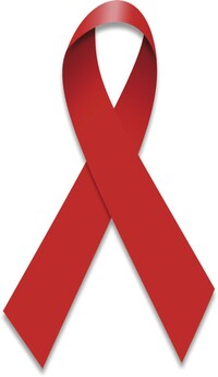 Anti Aids Schleife