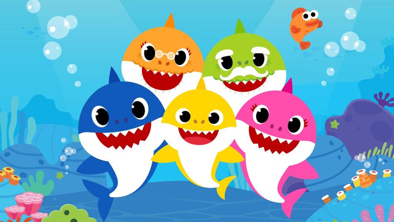 Baby Shark Individual Characters