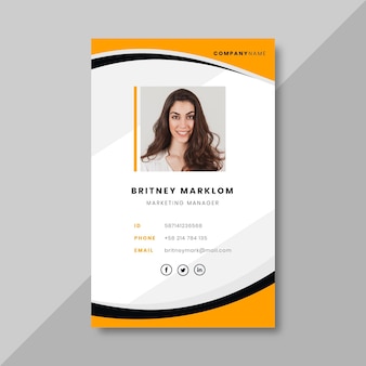 Background Id Card Vector Png
