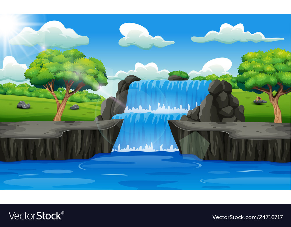 Background Waterfall
