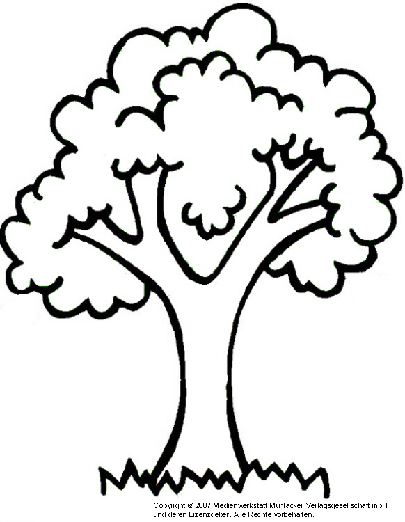 Baum Zum Ausdrucken