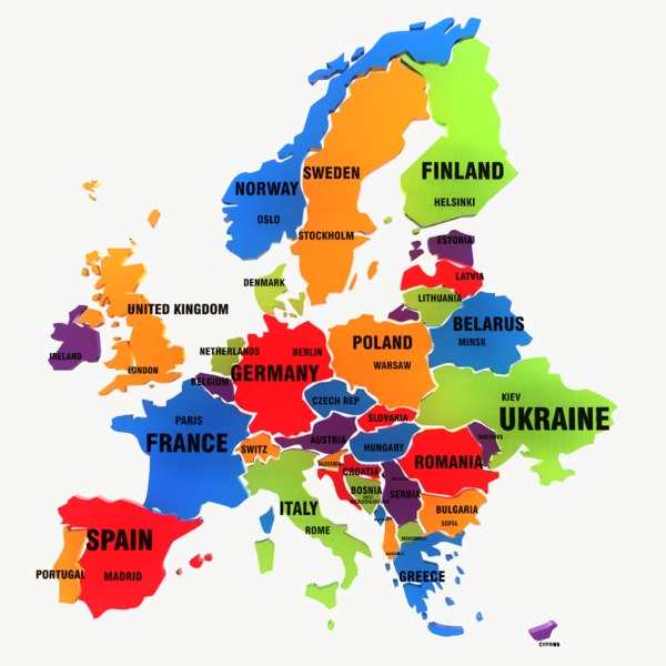 Belarus Karte Europa