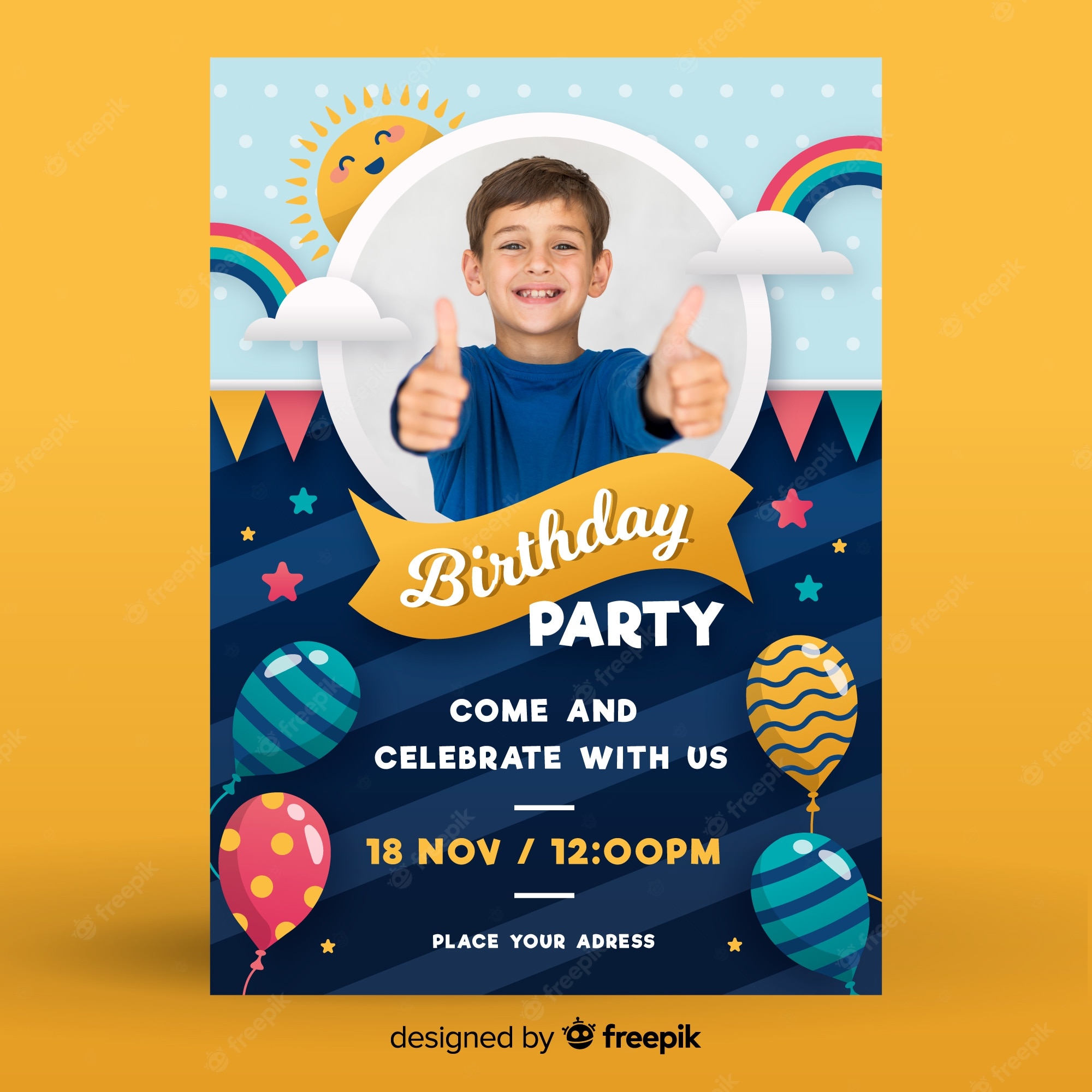 Birthday Invitation After Effects Template Free Download