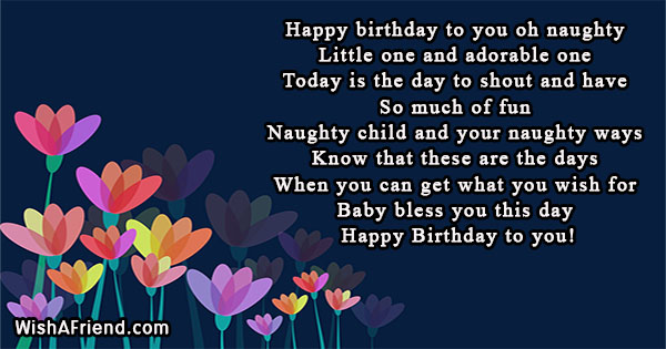 Birthday Wishes For Kid Boy Quotes