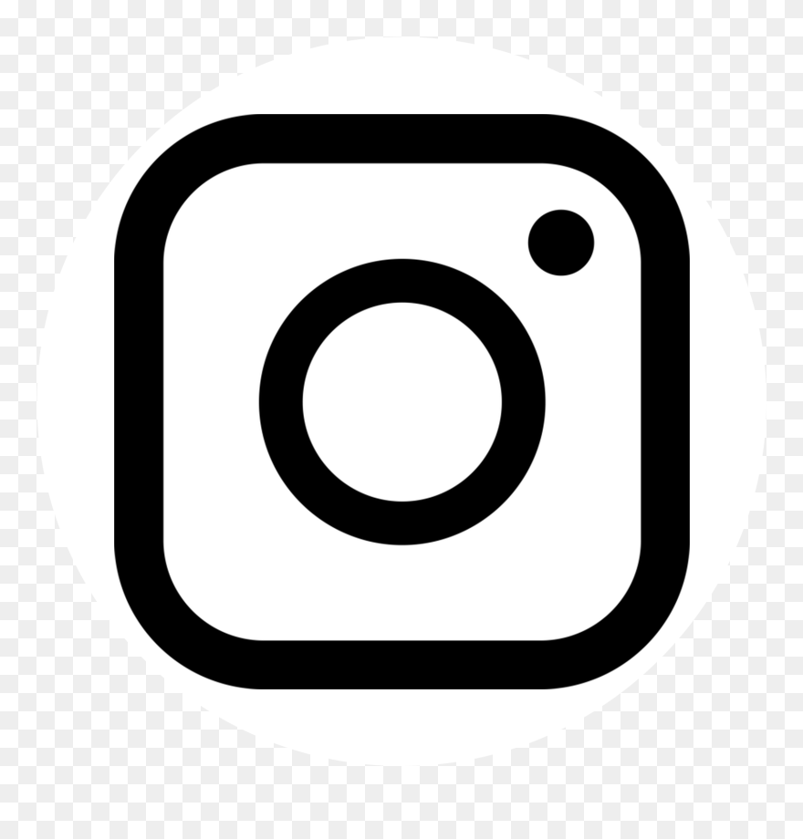Black And White Instagram Logo
