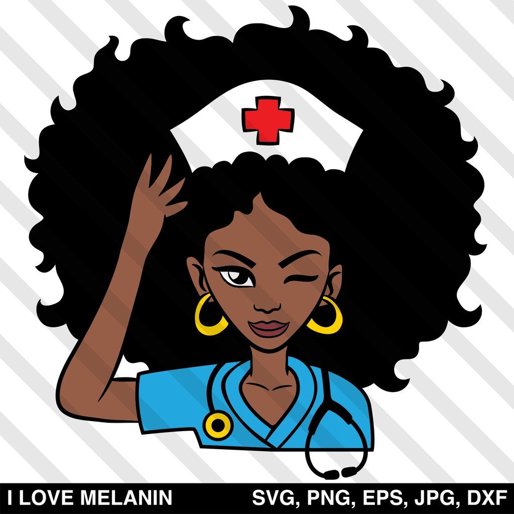 Black Nurse Clipart Images