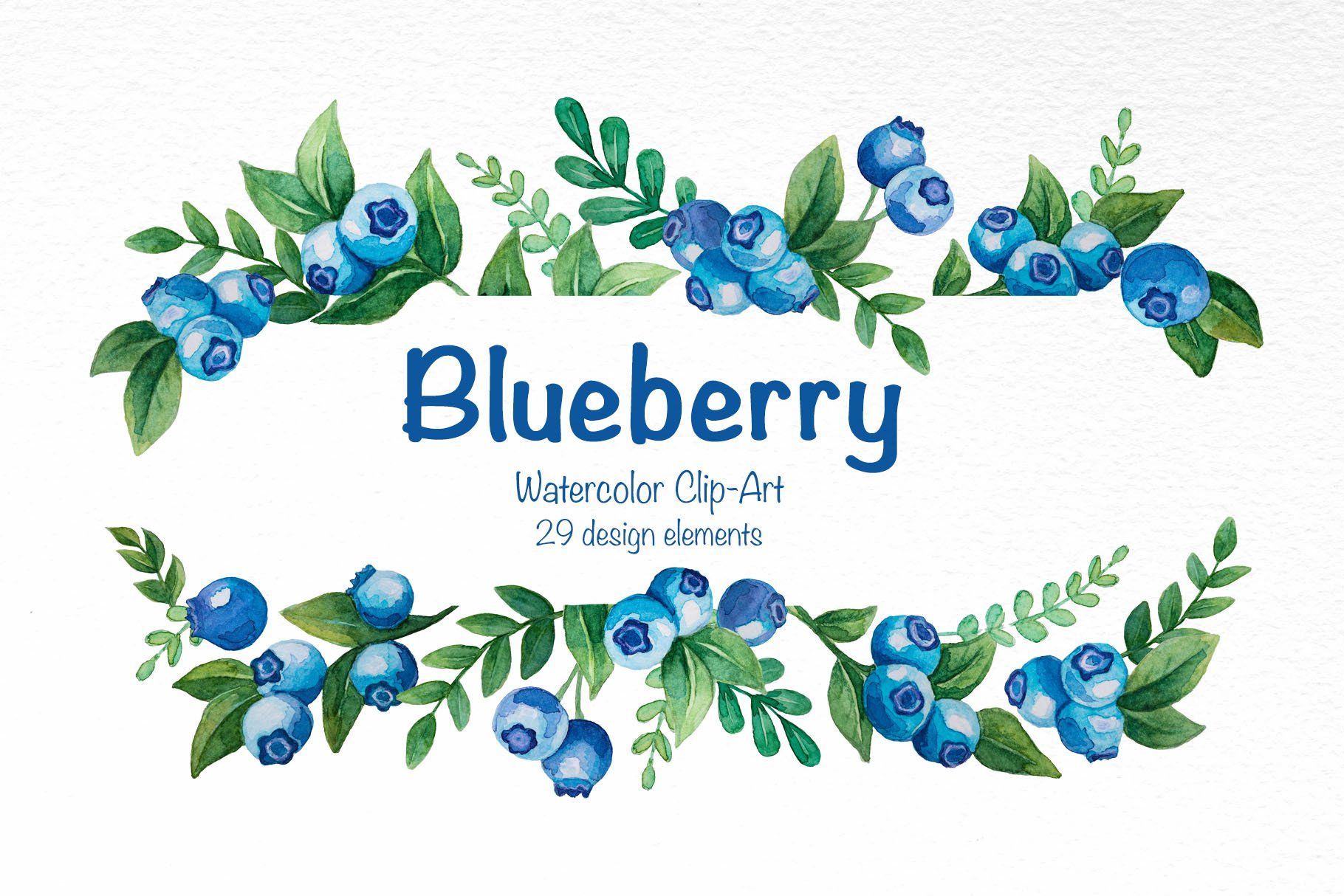 Blueberry Bush Clip Art