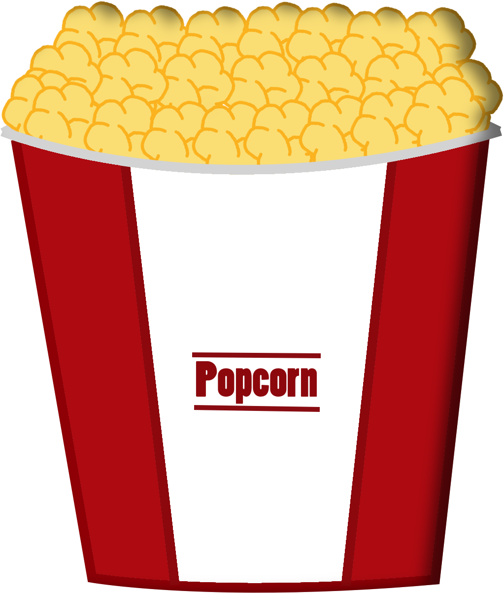 Bowl Of Popcorn Png
