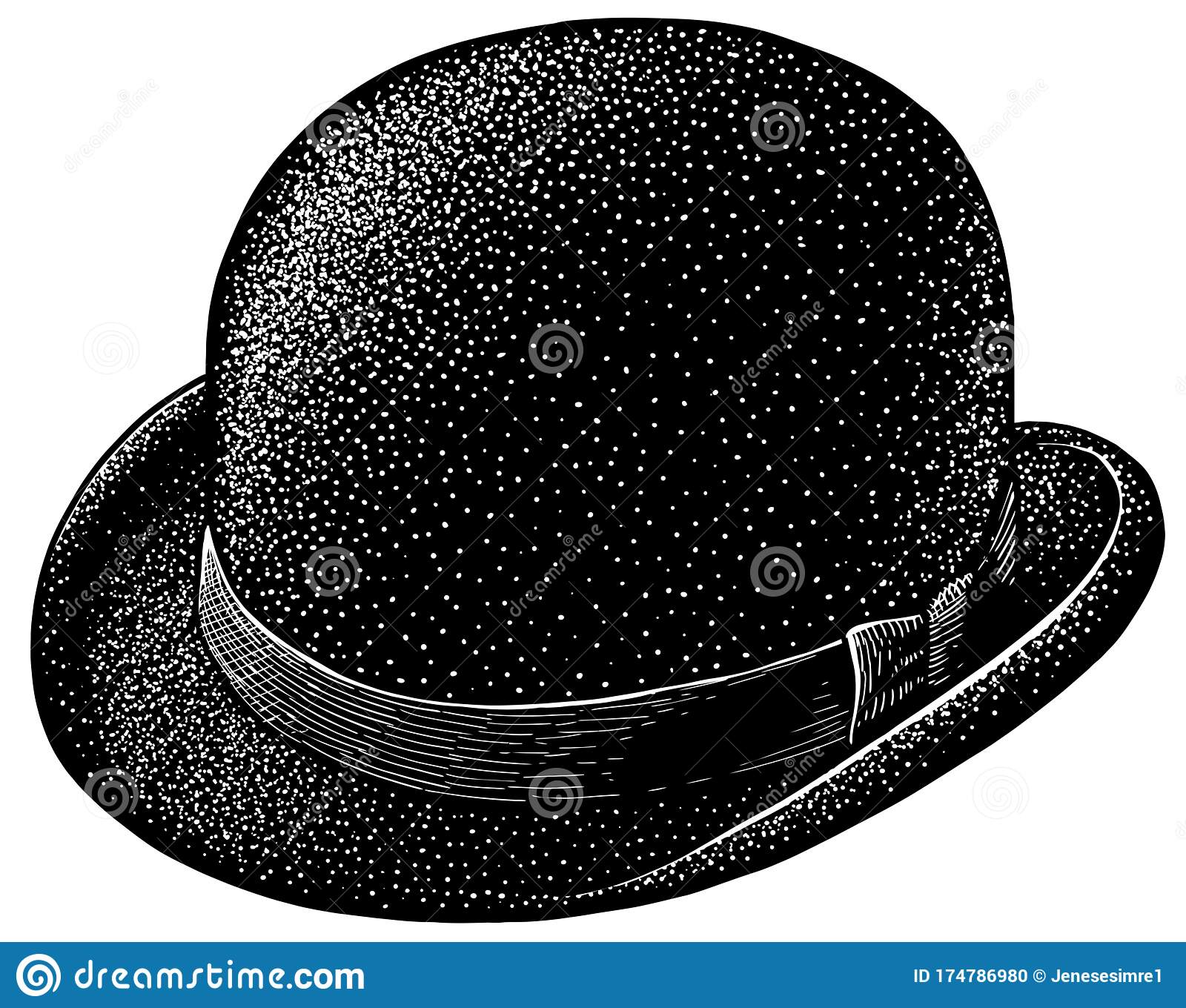 Bowler Hat Illustration