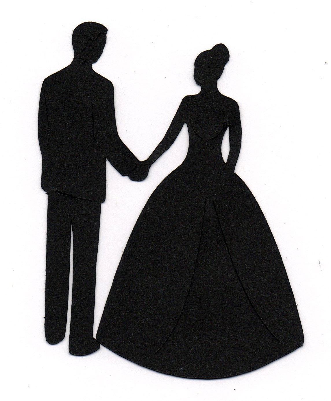 Bride And Groom Silhouette Wedding Clipart