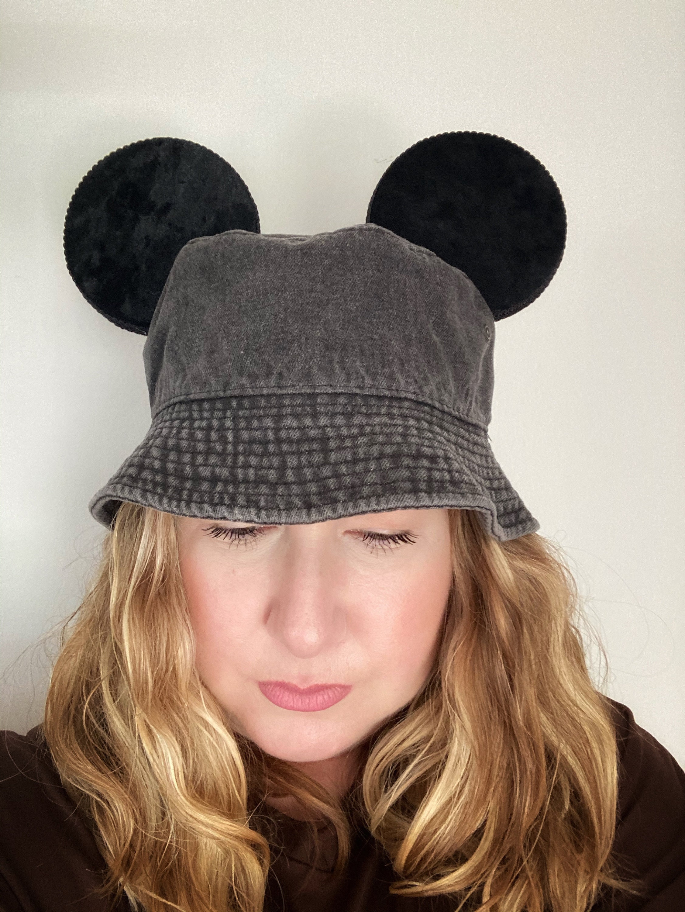 Bucket Hat With Mickey Mouse Ears