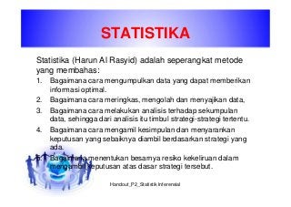 Buku Statistik Inferensial