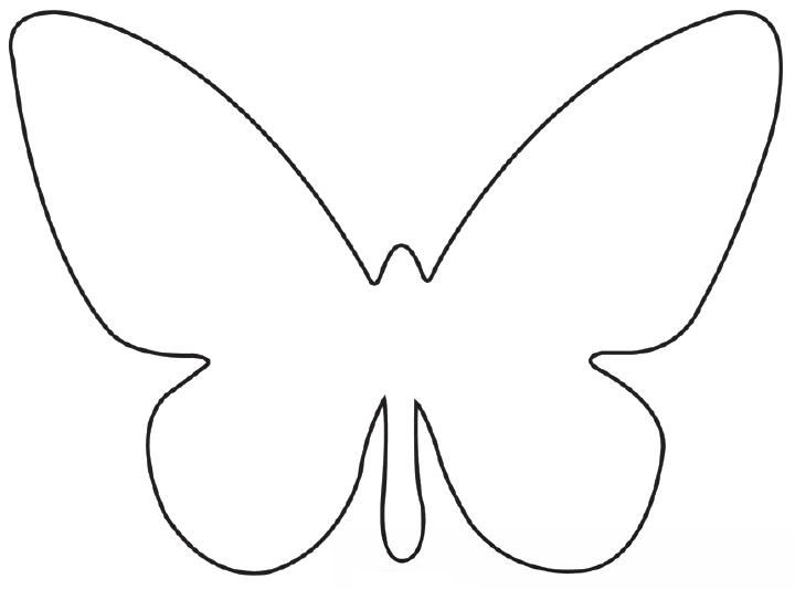 Butterfly Cut Out Template