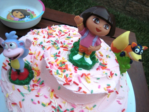 Cake Gambar Dora