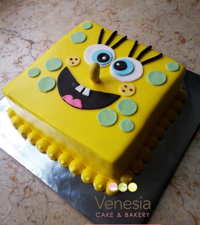 Cake Ultah Spongebob
