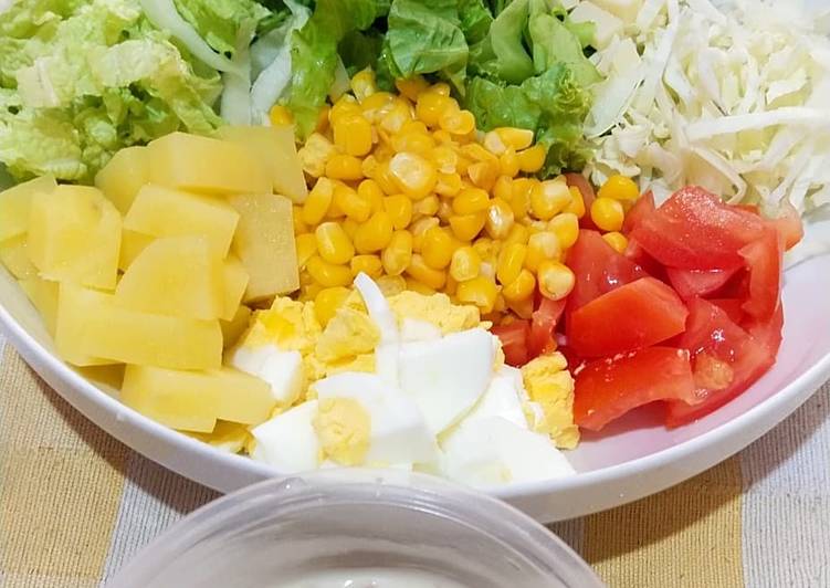 Cara Buat Salad Sayur Sederhana