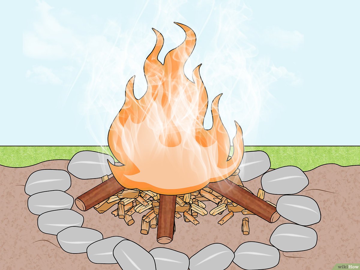Cara Membuat Gambar Api