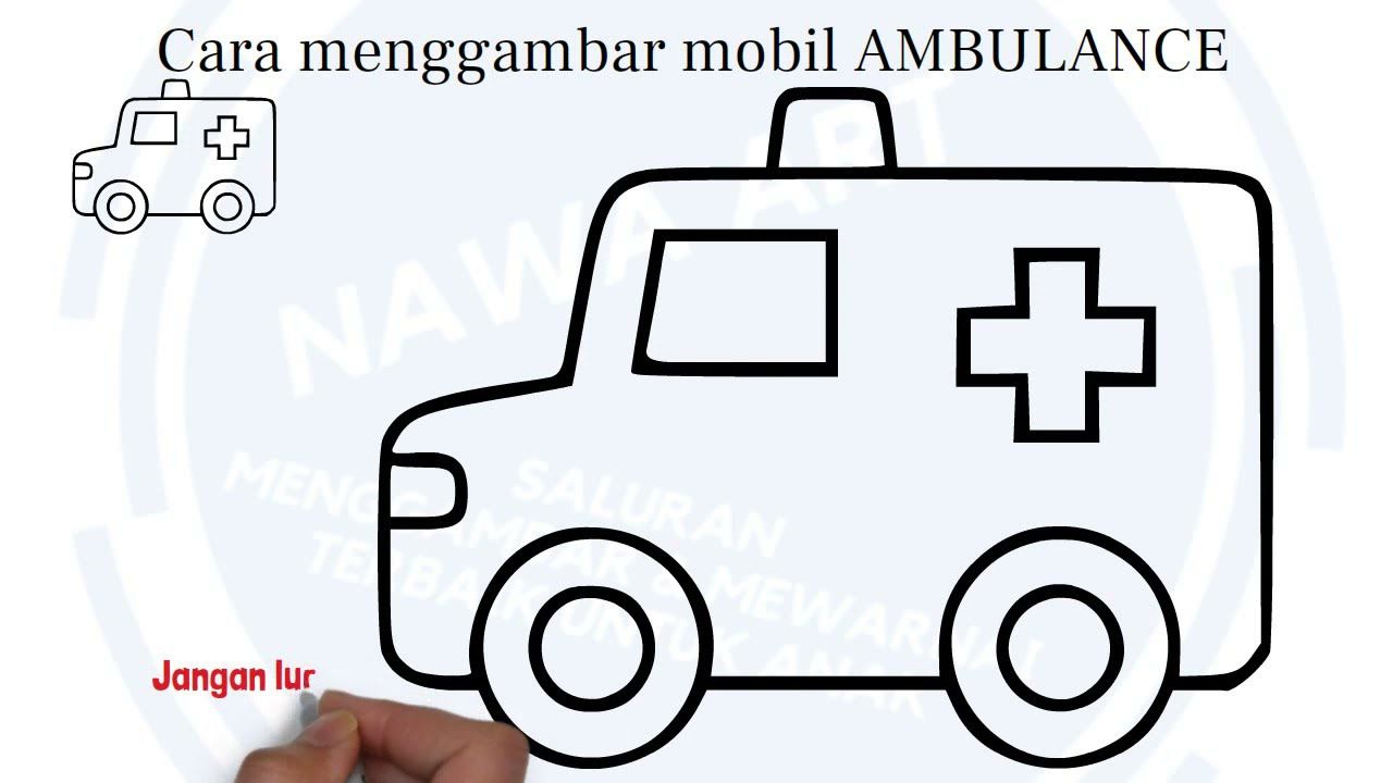 Cara Menggambar Ambulance