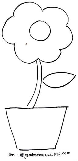 Cara Menggambar Bunga Melati Yang Simple
