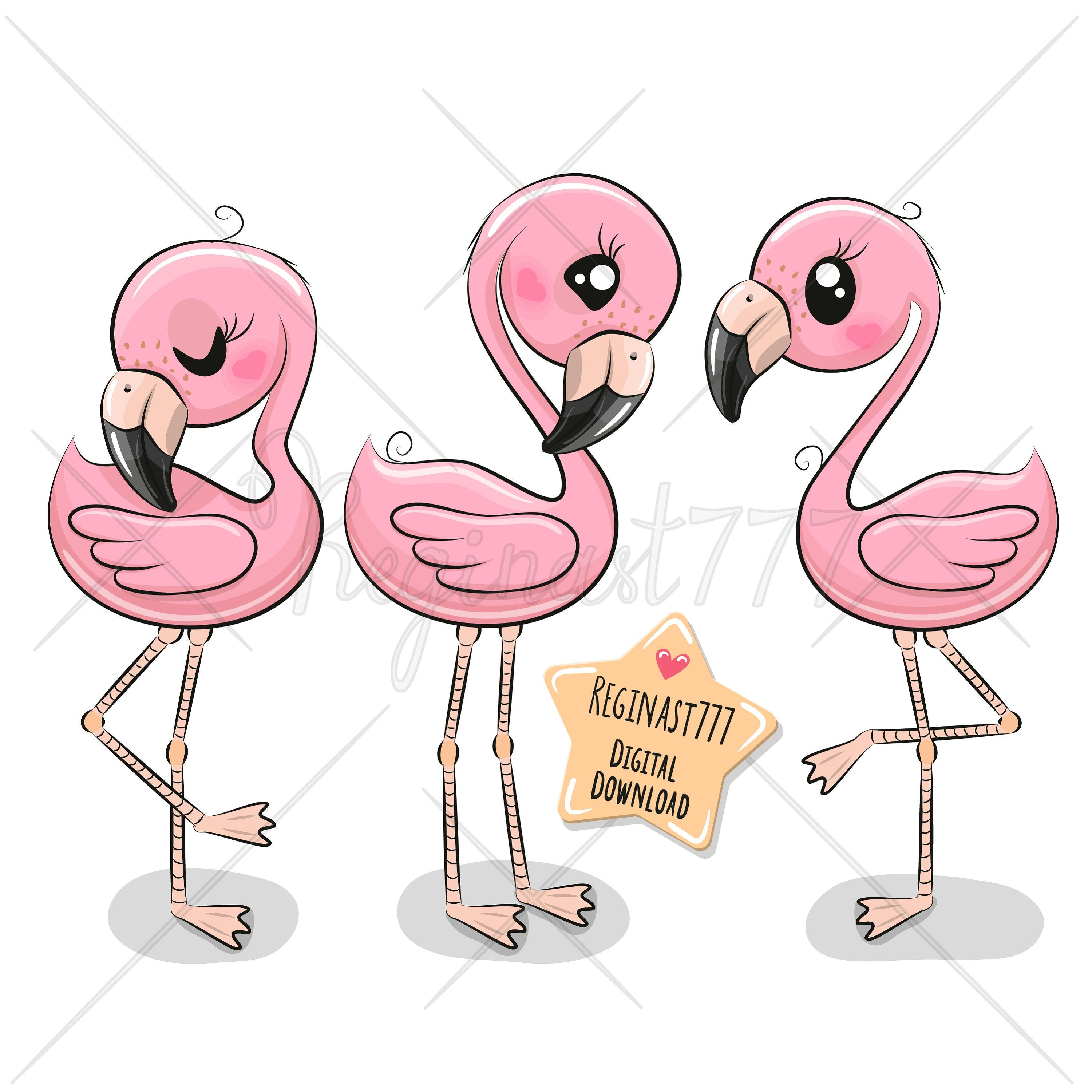Cartoon Flamingo Png