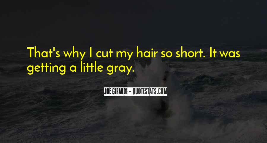 Cut Your Hair Quotes