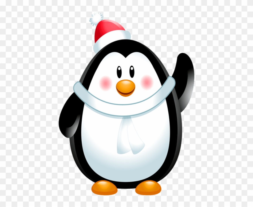 Cute Christmas Penguin Clipart