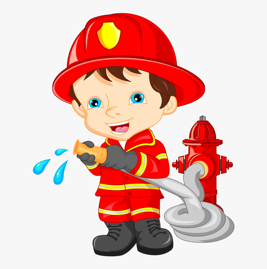 Cute Firefighter Clipart