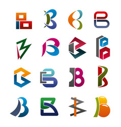 Desain Logo Logo Huruf B
