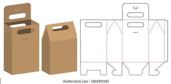 Desain Paper Bag Vector