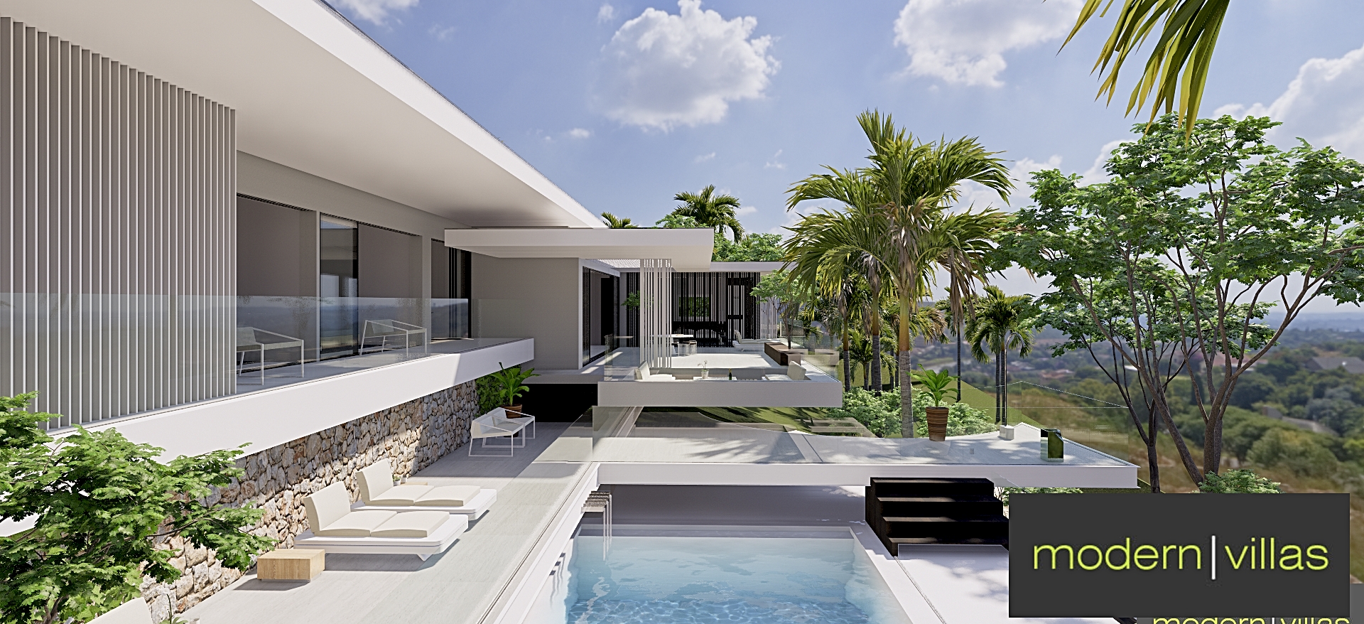 Desain Villa Modern