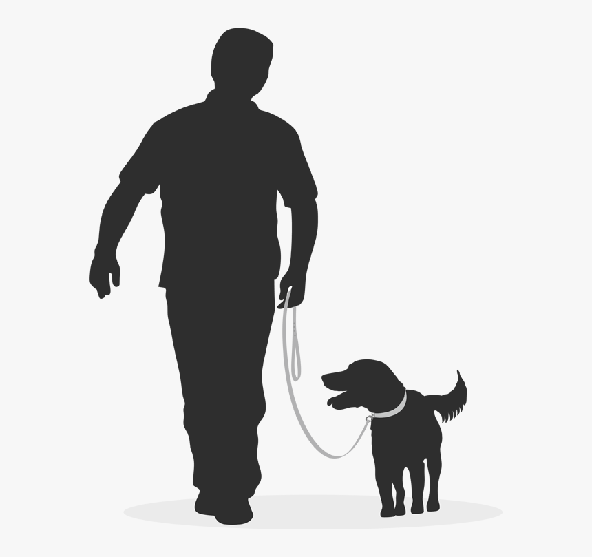 Dog With Leash Clipart