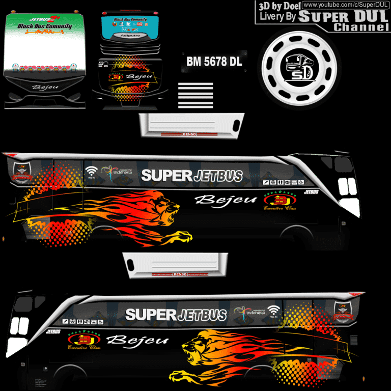 Download Template Livery Bussid