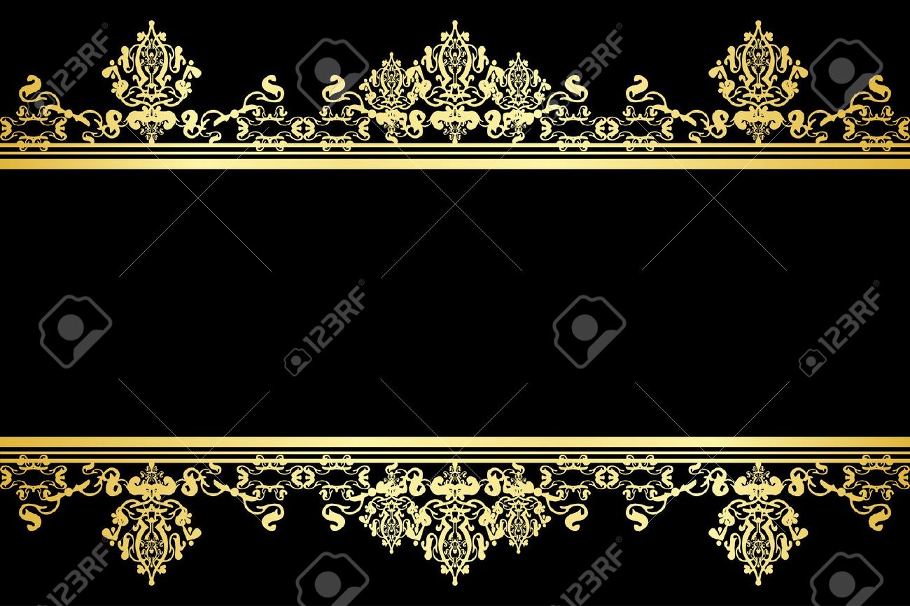 Elegant Black And Gold Background