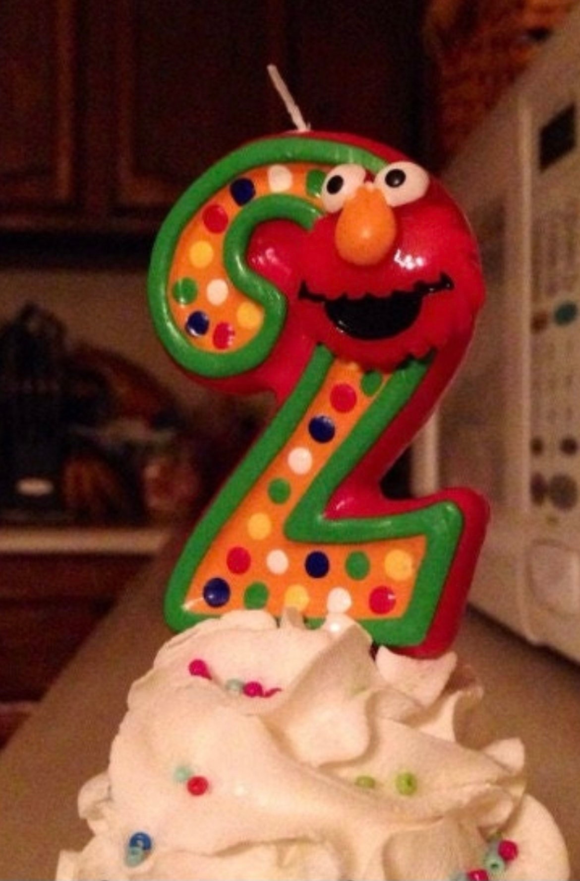 Elmo 2nd Birthday Candle