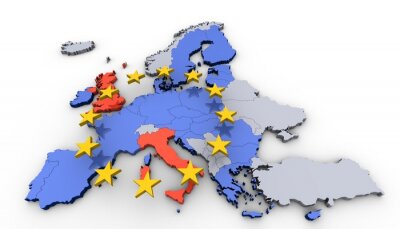 Europa Karte Politisch
