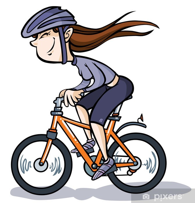 Fahrradfahren Comic