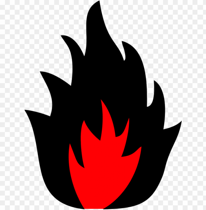 Fire Clipart Black Background