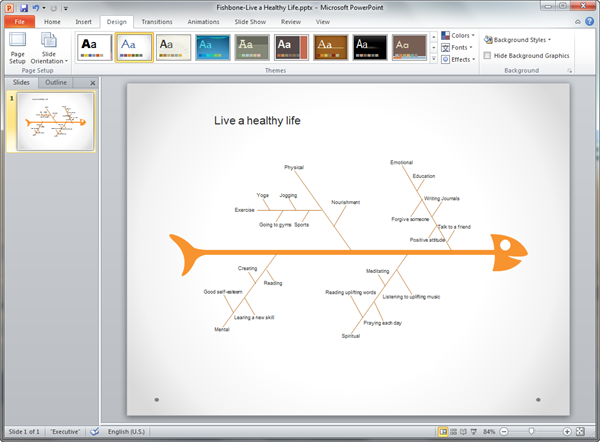 Fishbone Diagram Template Powerpoint