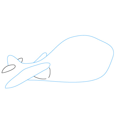 Flugzeug Zeichnen Einfach