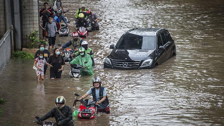 Foto Banjir Jakarta