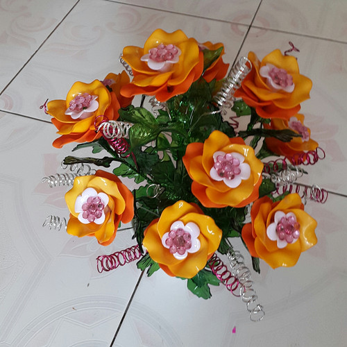 Foto Bunga Mawar Orange
