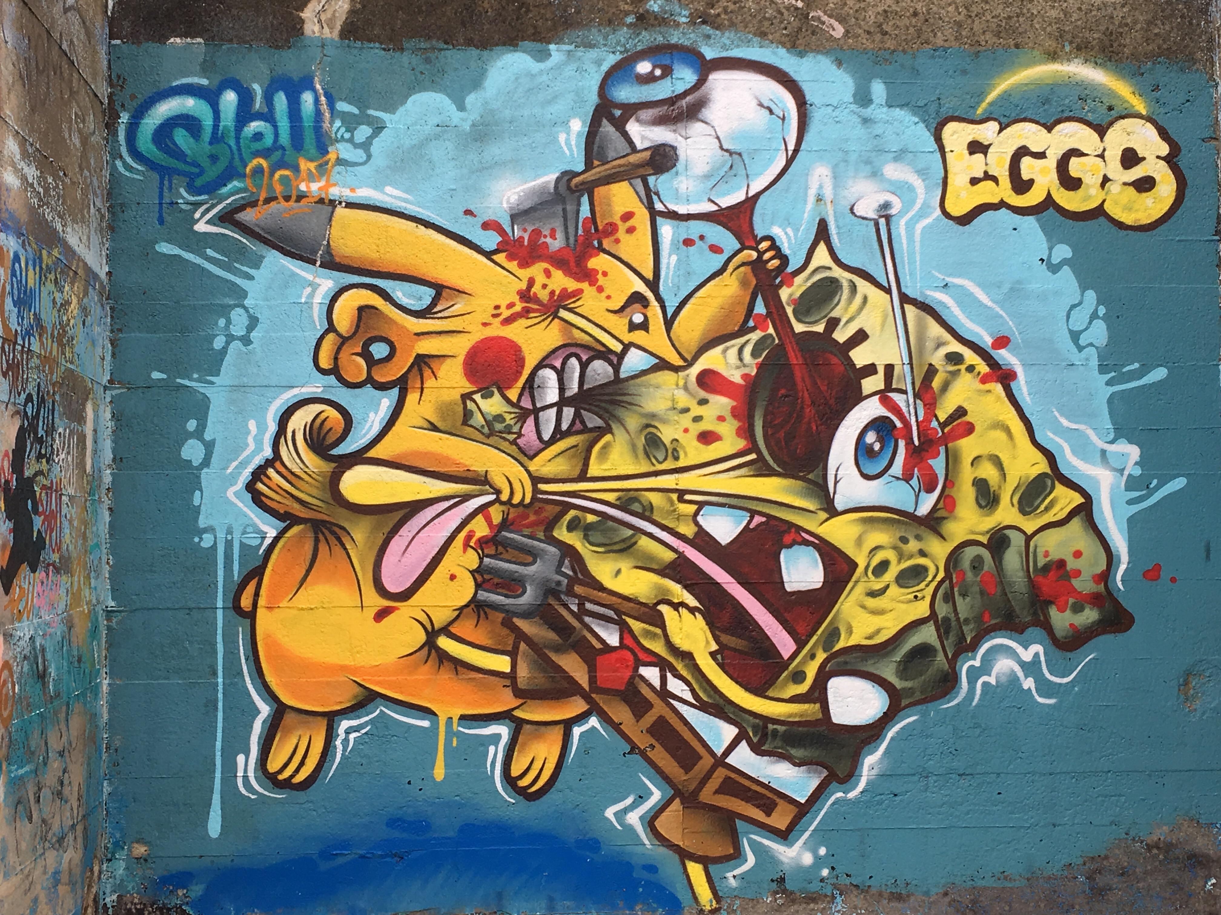 Foto Spongebob Graffiti