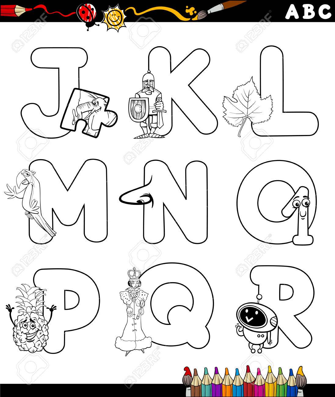 Free Alphabet Clipart Black And White