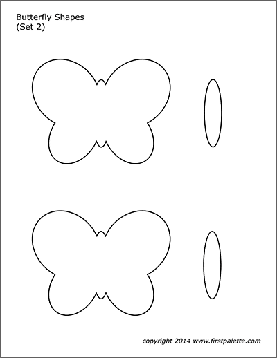 Free Printable Butterfly Template