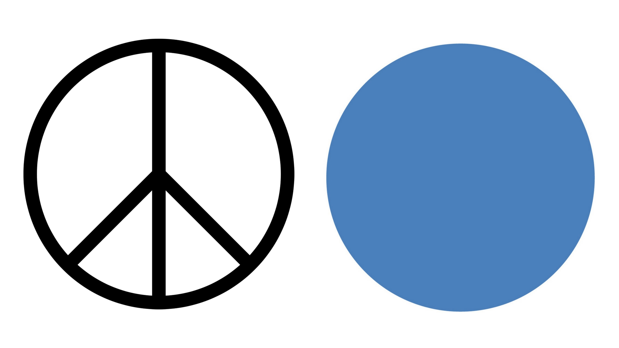 Friedenssymbole Malen